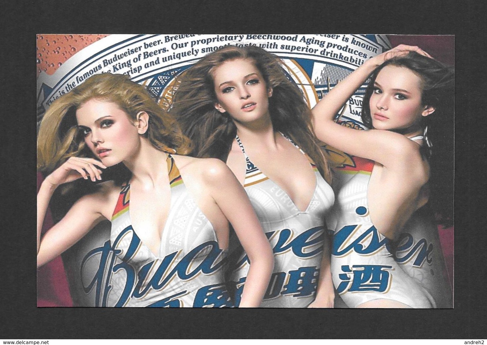 PUBLICITÉ - ADVERTISING - BIÈRE BUDWEISER AVEC DE TRÈS JOLIES FILLES - Publicité