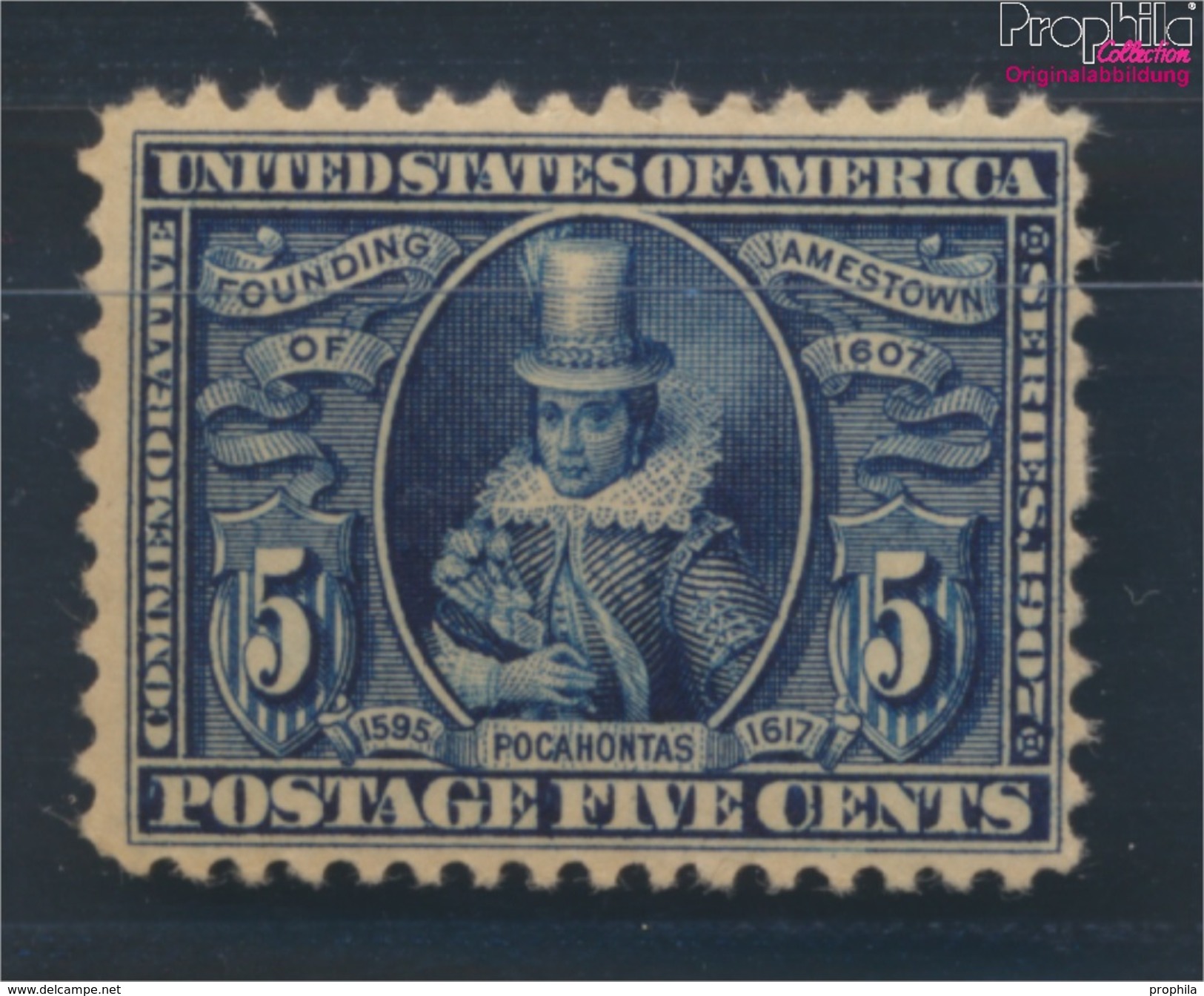 USA 161 Mit Falz 1907 Jamestown-Ausstellung (8777040 - Unused Stamps