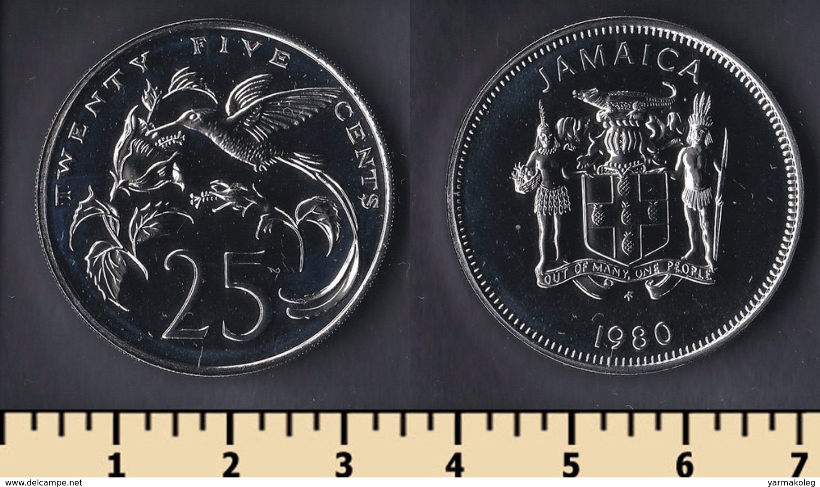 Jamaica 25 Cents 1980 - Jamaica