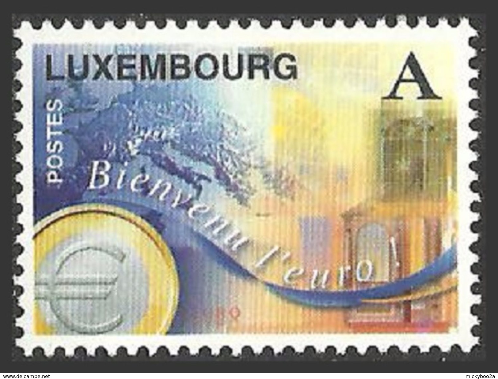 LUXEMBOURG 1999 INTRODUCTION OF THE EURO EUROPEAN CURRENCY SET MNH - Nuevos
