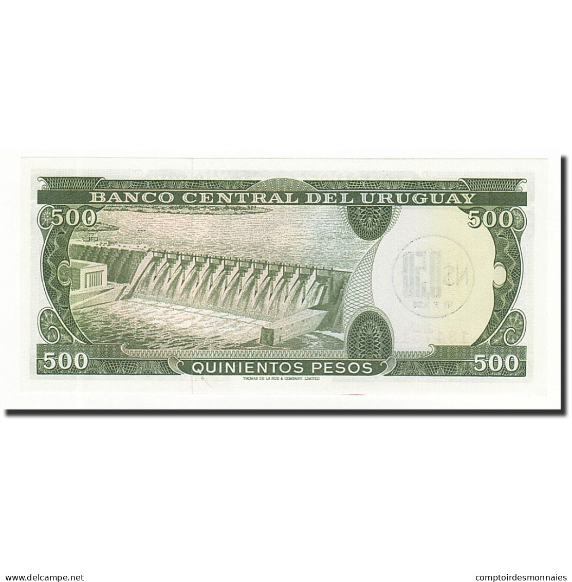 Billet, Uruguay, 0.50 Nuevo Peso On 500 Pesos, Undated (1975), KM:54, NEUF - Demokratische Republik Kongo & Zaire