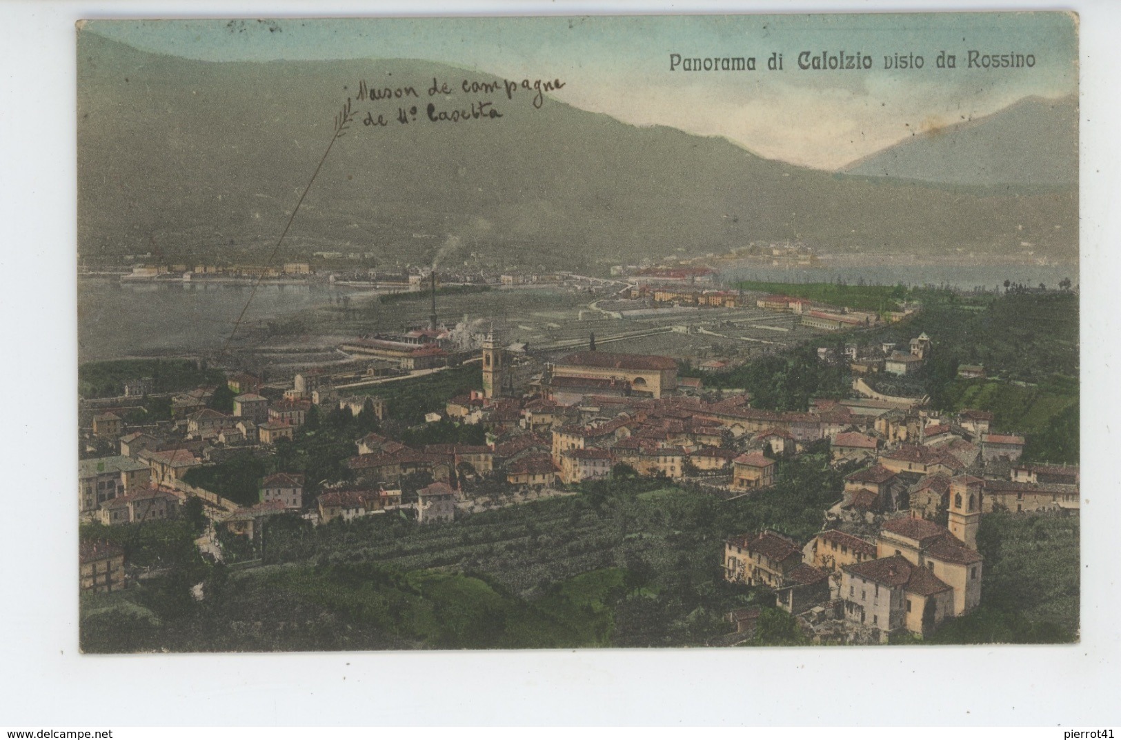 ITALIE - Panorama Di CALOLZIO Visto Da ROSSINO - Lecco