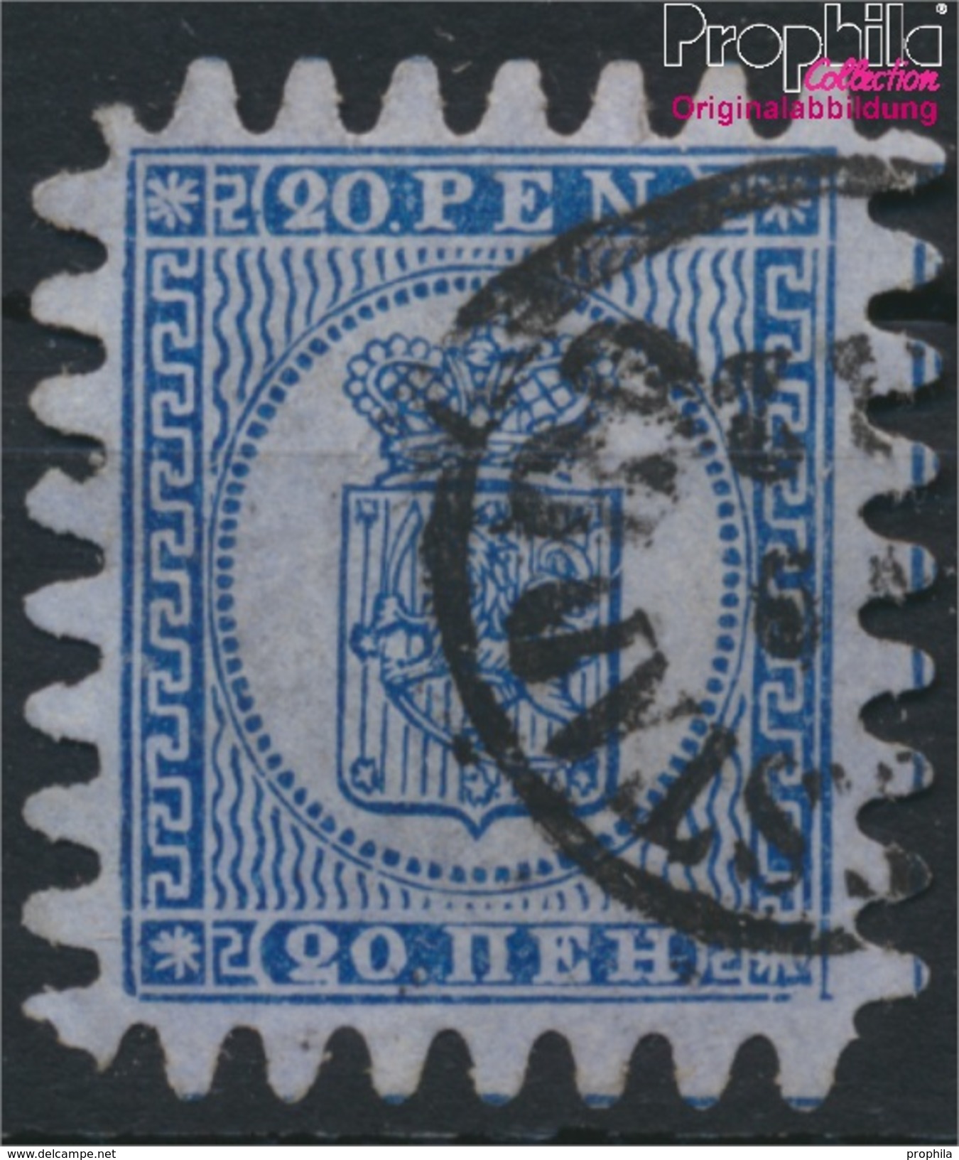 Finnland 8C X, Lange Zungen Gestempelt 1866 Wappen (8883193 - Used Stamps