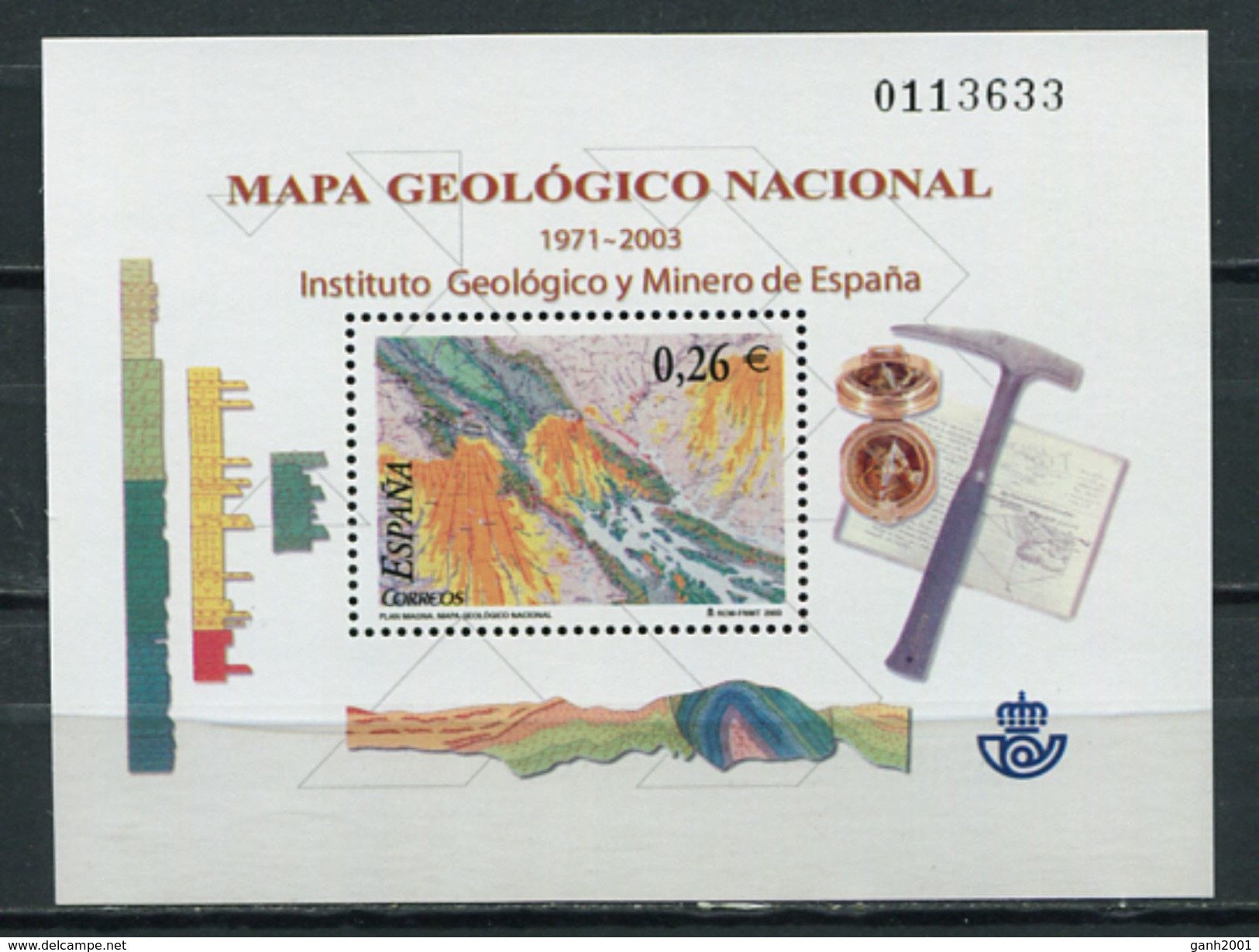 Spain 2003 España / Geology Minerals MNH Geologia Minerales / Jr36  36 - Otros & Sin Clasificación