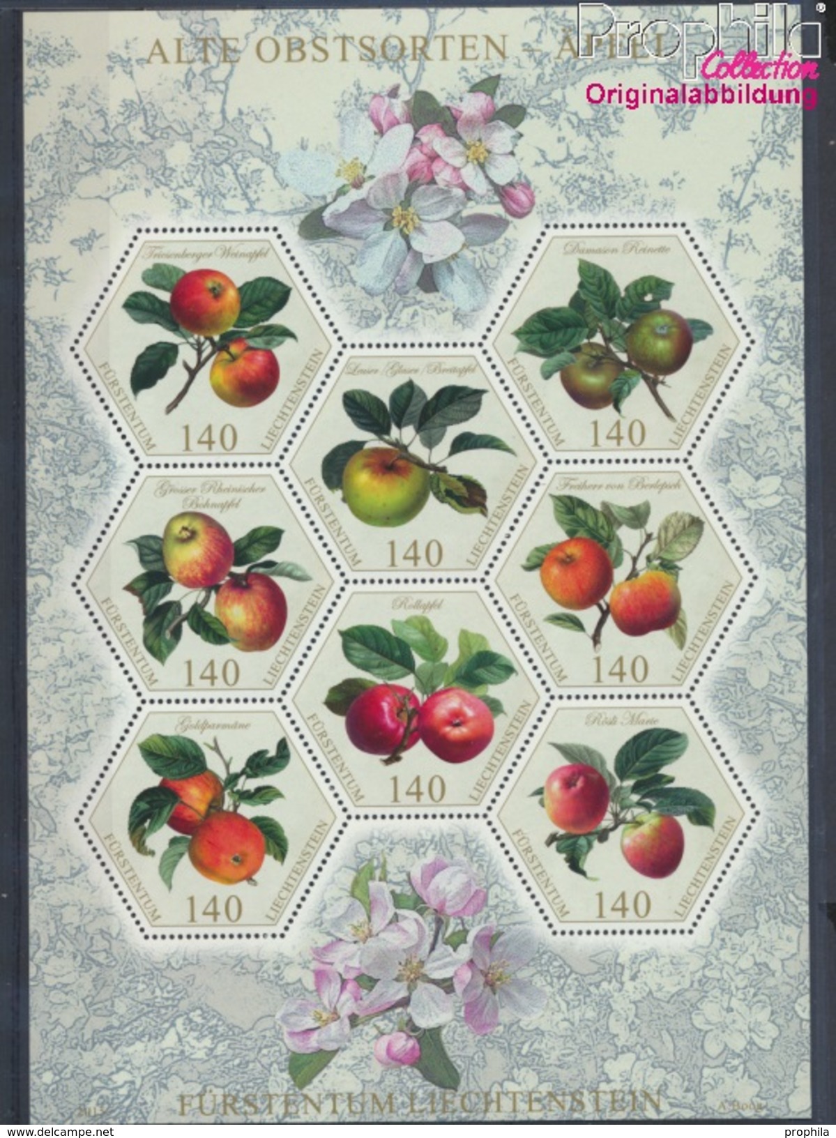 Liechtenstein 1765-1772 Kleinbogen (kompl.Ausg.) Postfrisch 2015 Äpfel (8910480 - Nuevos