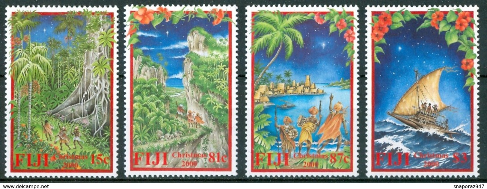 2000 Fiji Natale Christmas Noel MNH** Y58 - Natale