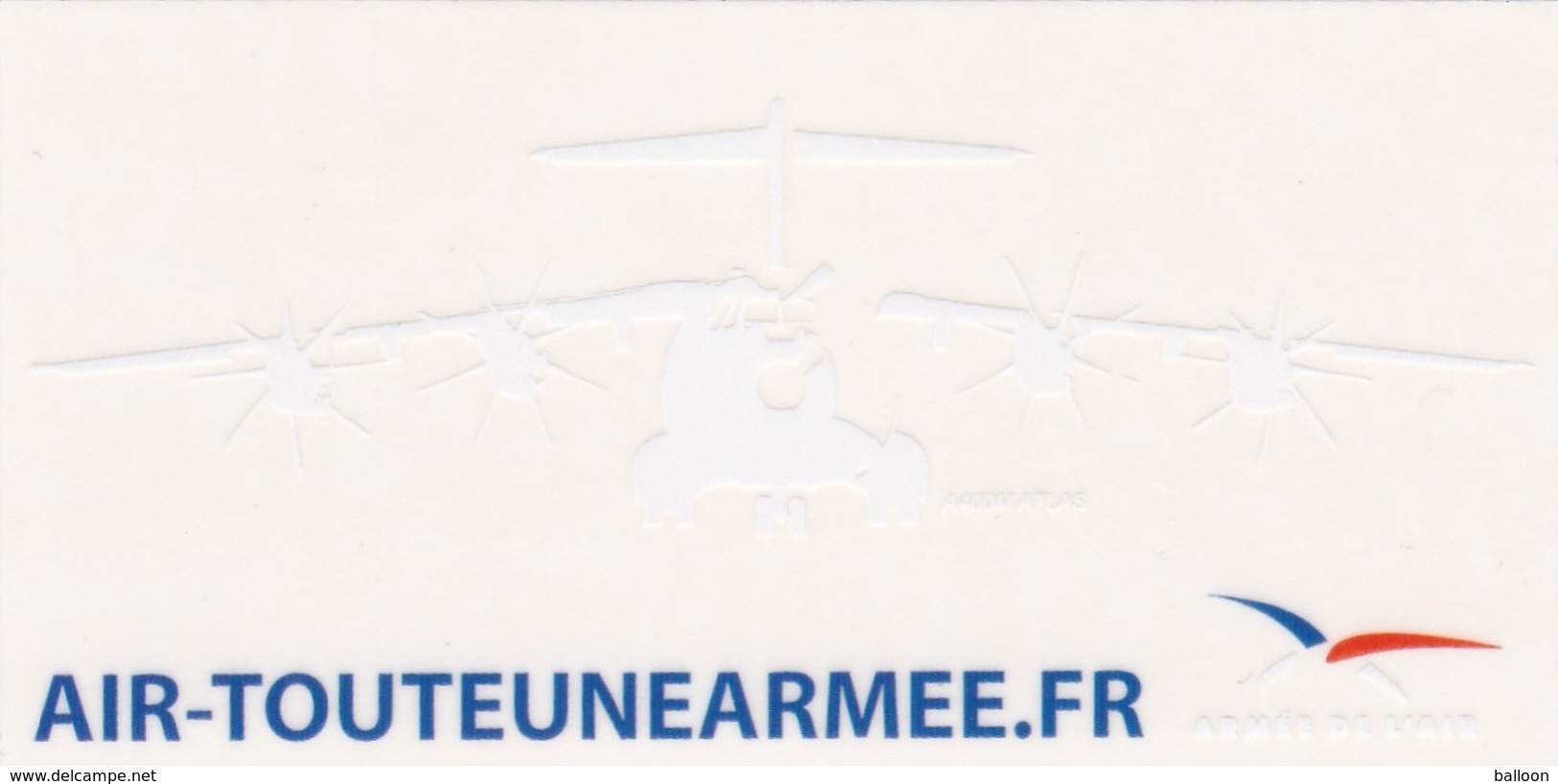 Autocollant - Armée De L'Air - Avion A400M ATLAS - Autocollants