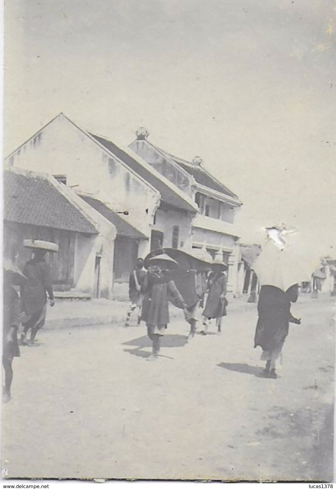 ASIE / VIETNAM / PHOTO DEBUT 1900 THANH HOA / UNE RUE / 5X8 - Lieux