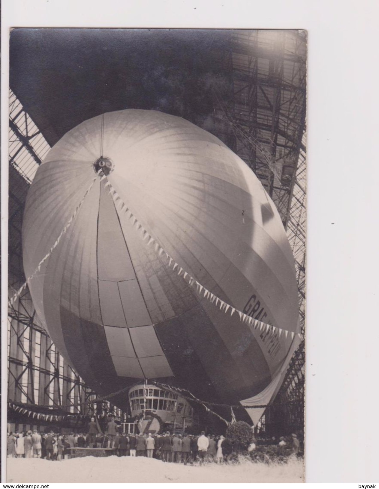 AV55  --  GRAF ZEPPELIN    --  DIRIGEABLE, AIRSHIP  /  REAL PHOTO - Dirigibili