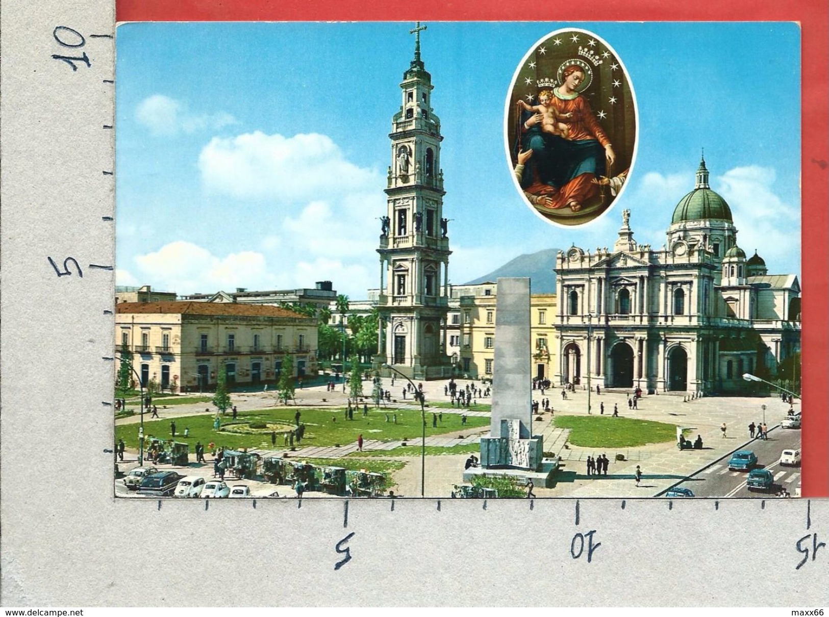 CARTOLINA VG ITALIA - POMPEI (NA) - Santuario - 10 X 15 - ANN. 1969 - Portici