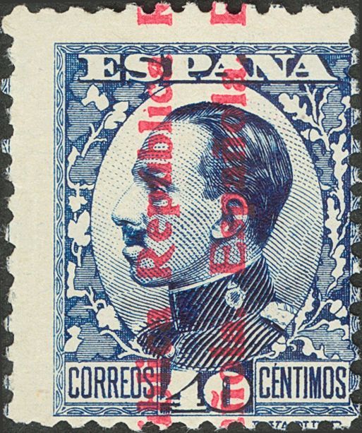 1 ** NE25 40 Cts Azul (centraje Habitual). NO EMITIDO. BONITO. (Edifil 2018: 435€) - Other & Unclassified