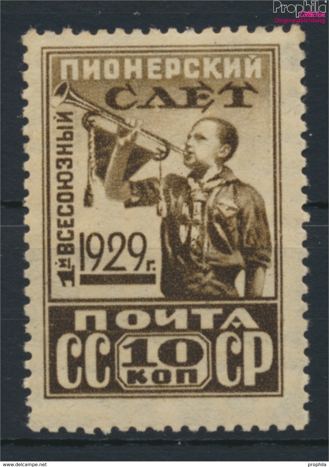 Sowjetunion 363A Y Mit Falz 1929 Pioniertreffen (9099508 - Ungebraucht