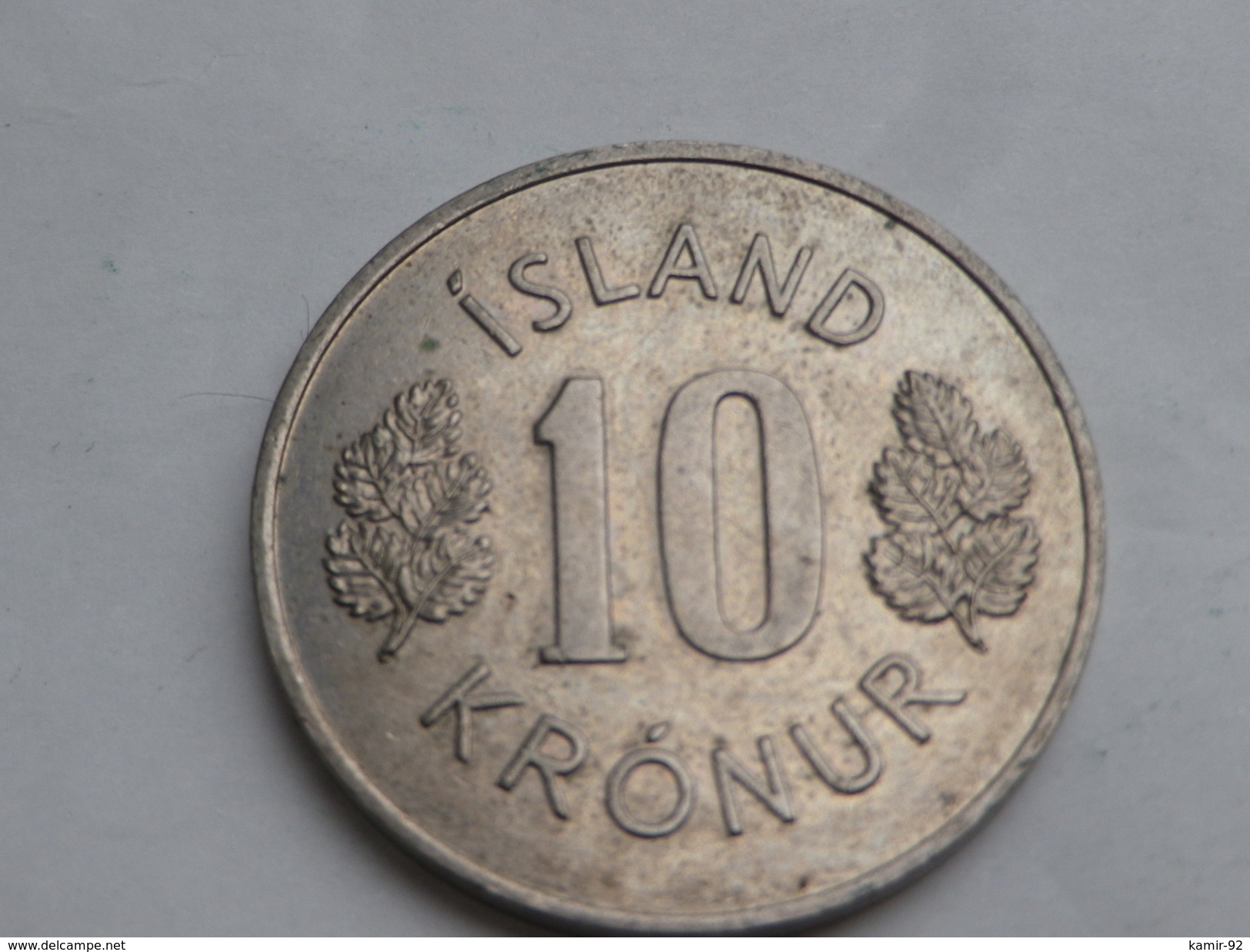 Islande 10  Kronur  1971  Km#15 Cupronickel UNC SUPERBE - Islande