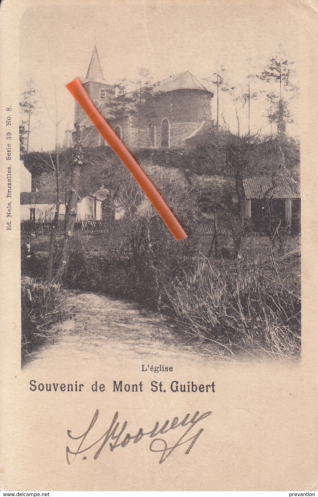 Souvenir De MONT SAINT GUIBERT - L'Eglise - Mont-Saint-Guibert