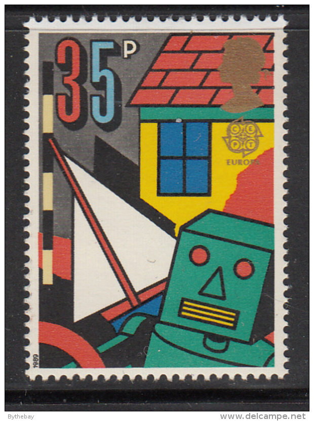 Great Britain 1989 MNH Scott #1259 35p Doll House, Boat, Robot - Toys - EUROPA - Autres & Non Classés