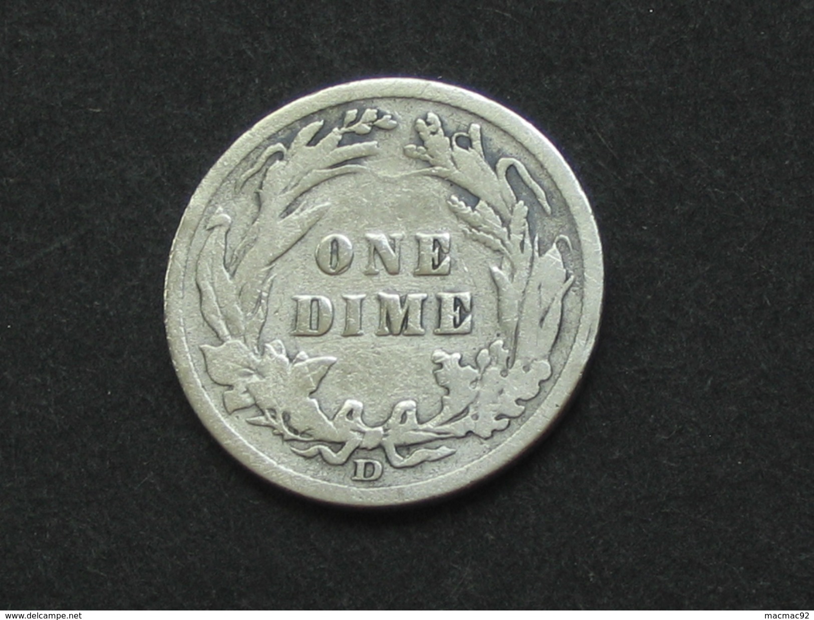 Etats-Unis -USA - One 1 Dime 1909 D - Barber Dime -  United States Of America  **** EN ACHAT IMMEDIAT ****  RARE !!!!! - 1837-1891: Seated Liberty