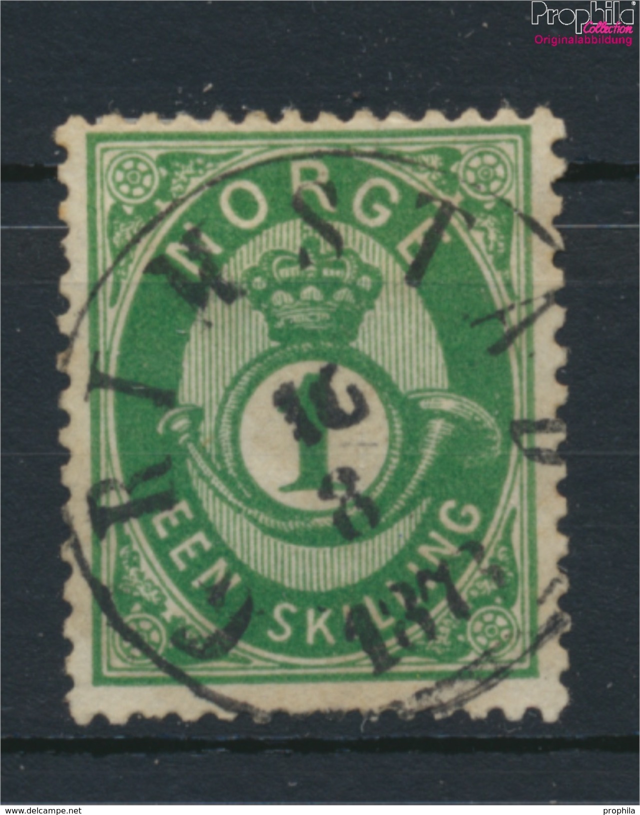 Norwegen 16a Gestempelt 1872 Posthorn (9099601 - Usati