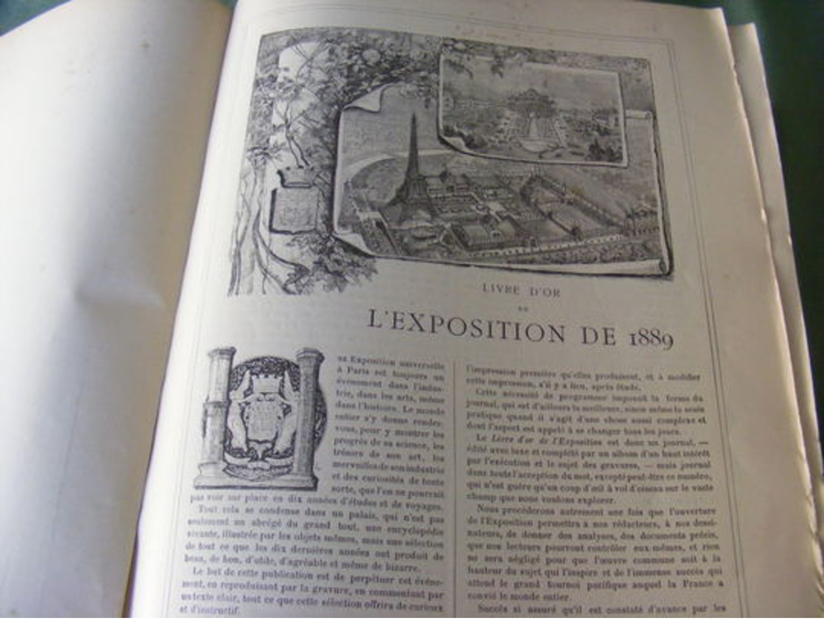 Le Livre D'or De L'exposition, TI, PARIS 1889 - Historique