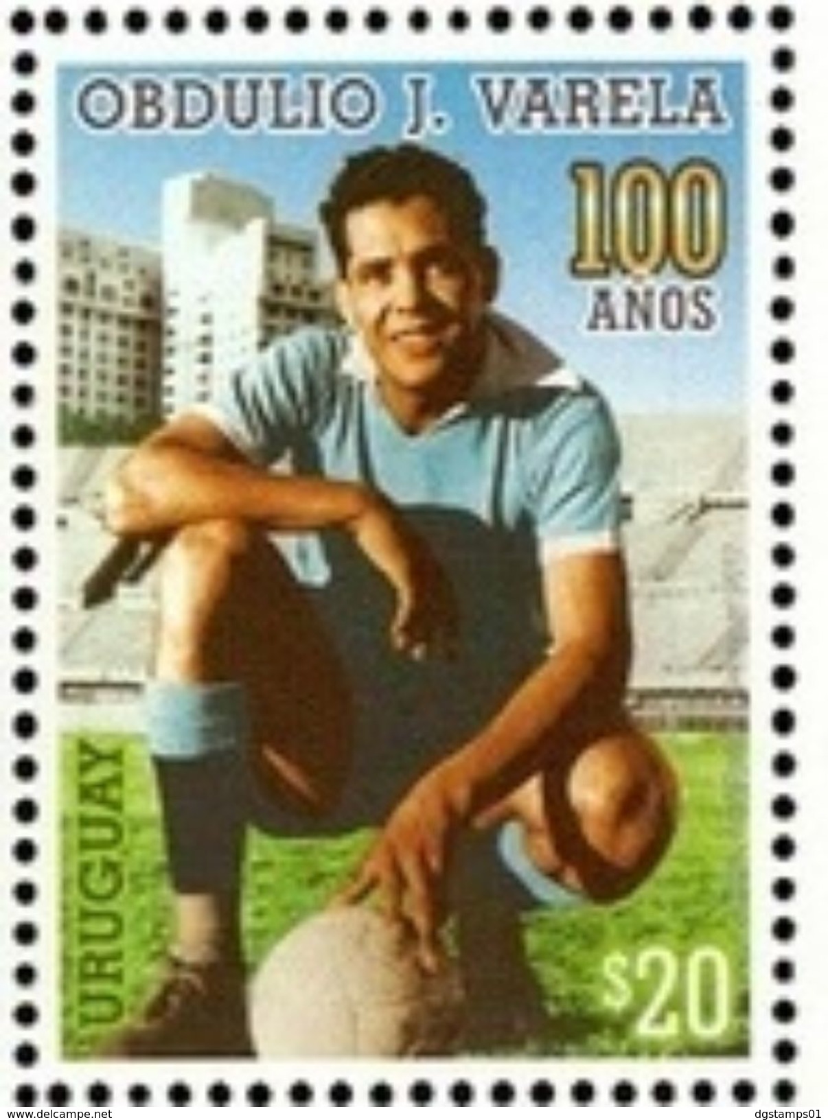 Uruguay 2017 ** Centenario De Obdulio Varela. Fútbol. "Maracanazo". See Desc. - 1950 – Brazilië