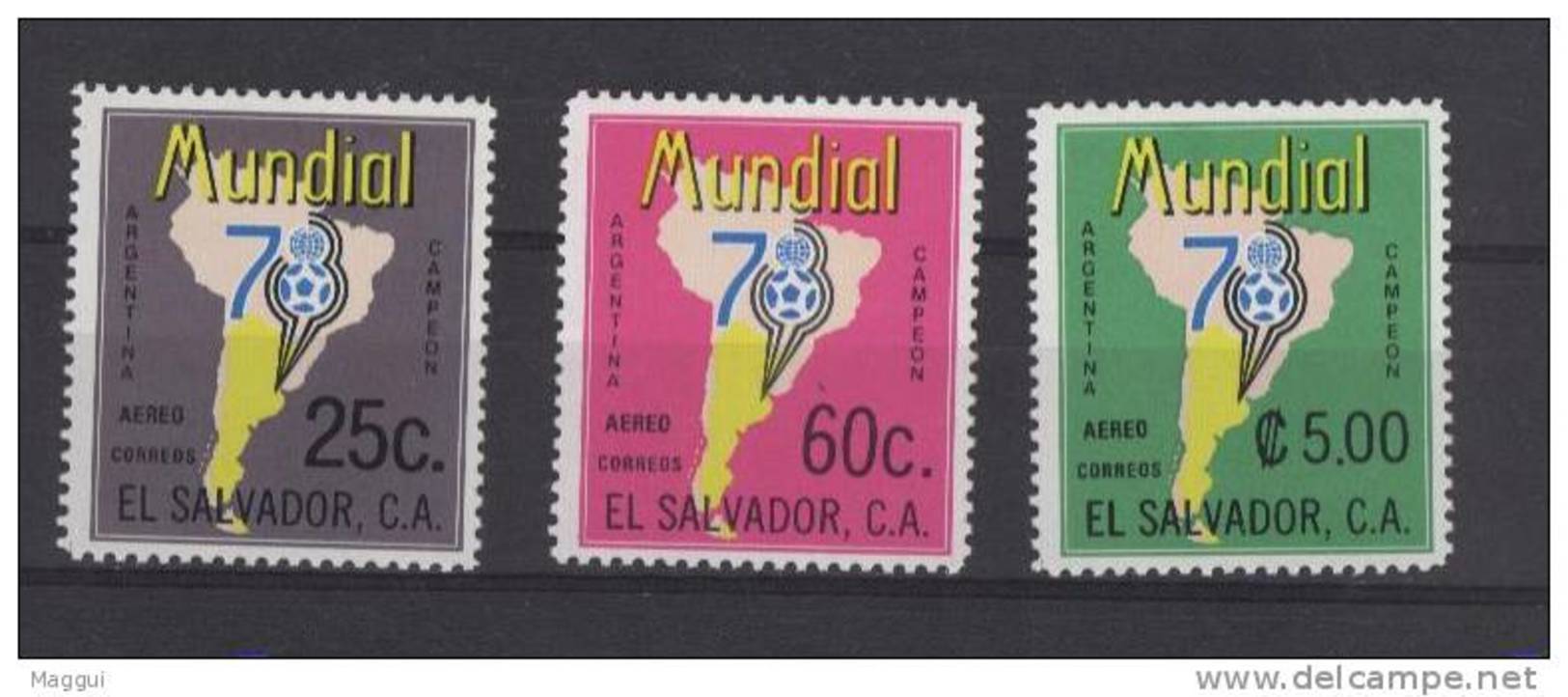 SALVADOR   PA 406/08  * *     Cup 1978     Football  Soccer  Fussball - 1978 – Argentina