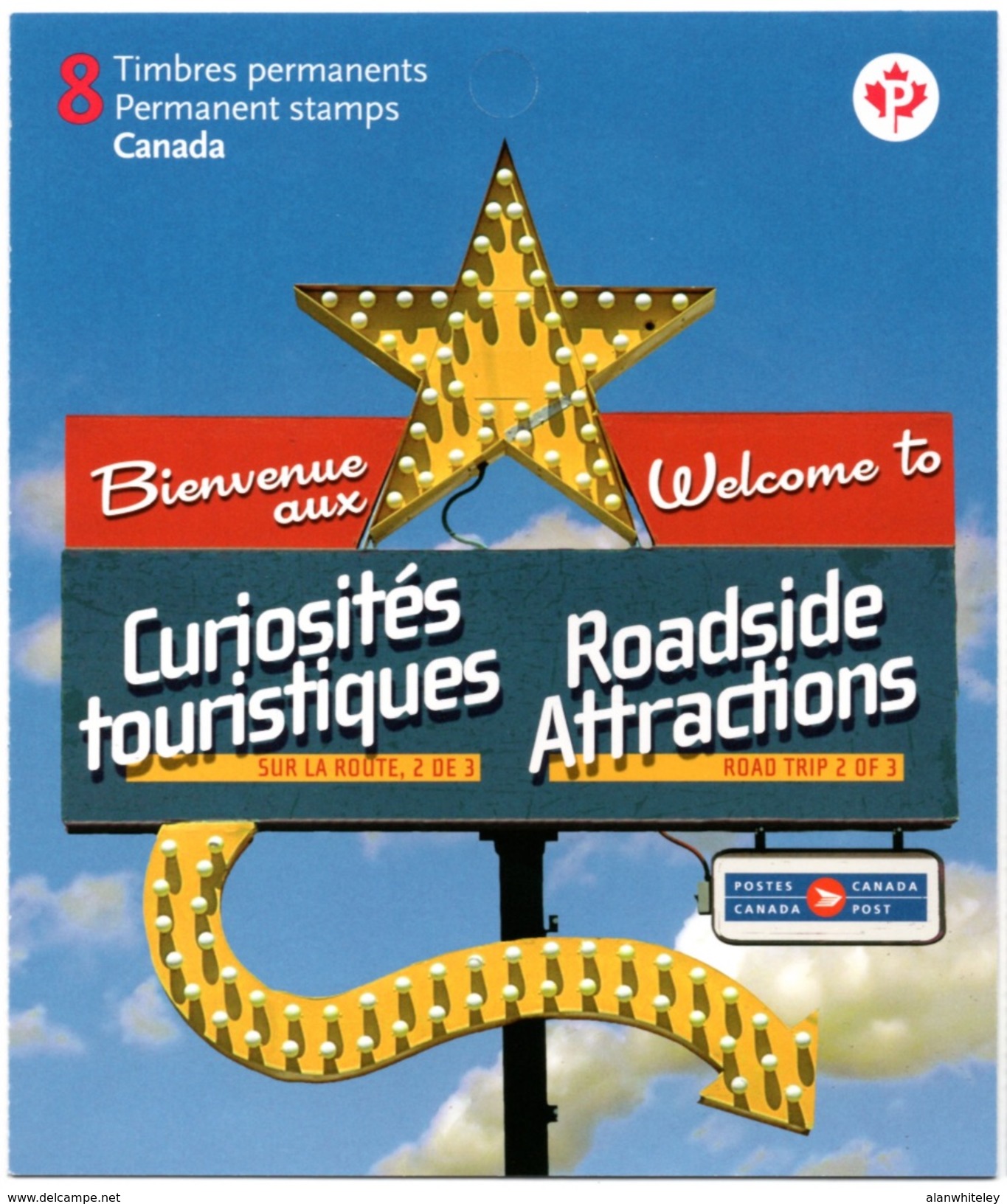 CANADA 2010 Roadside Attractions (2nd Issue): Stamp Booklet UM/MNH - Cuadernillos Completos