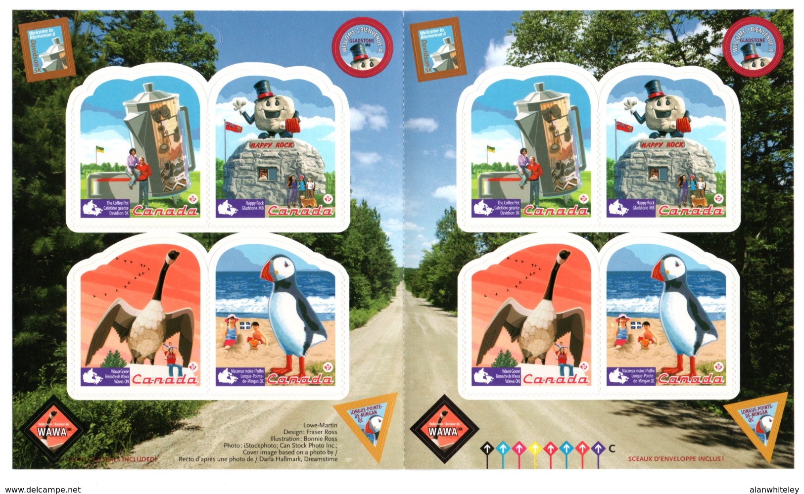 CANADA 2010 Roadside Attractions (2nd Issue): Stamp Booklet UM/MNH - Full Booklets