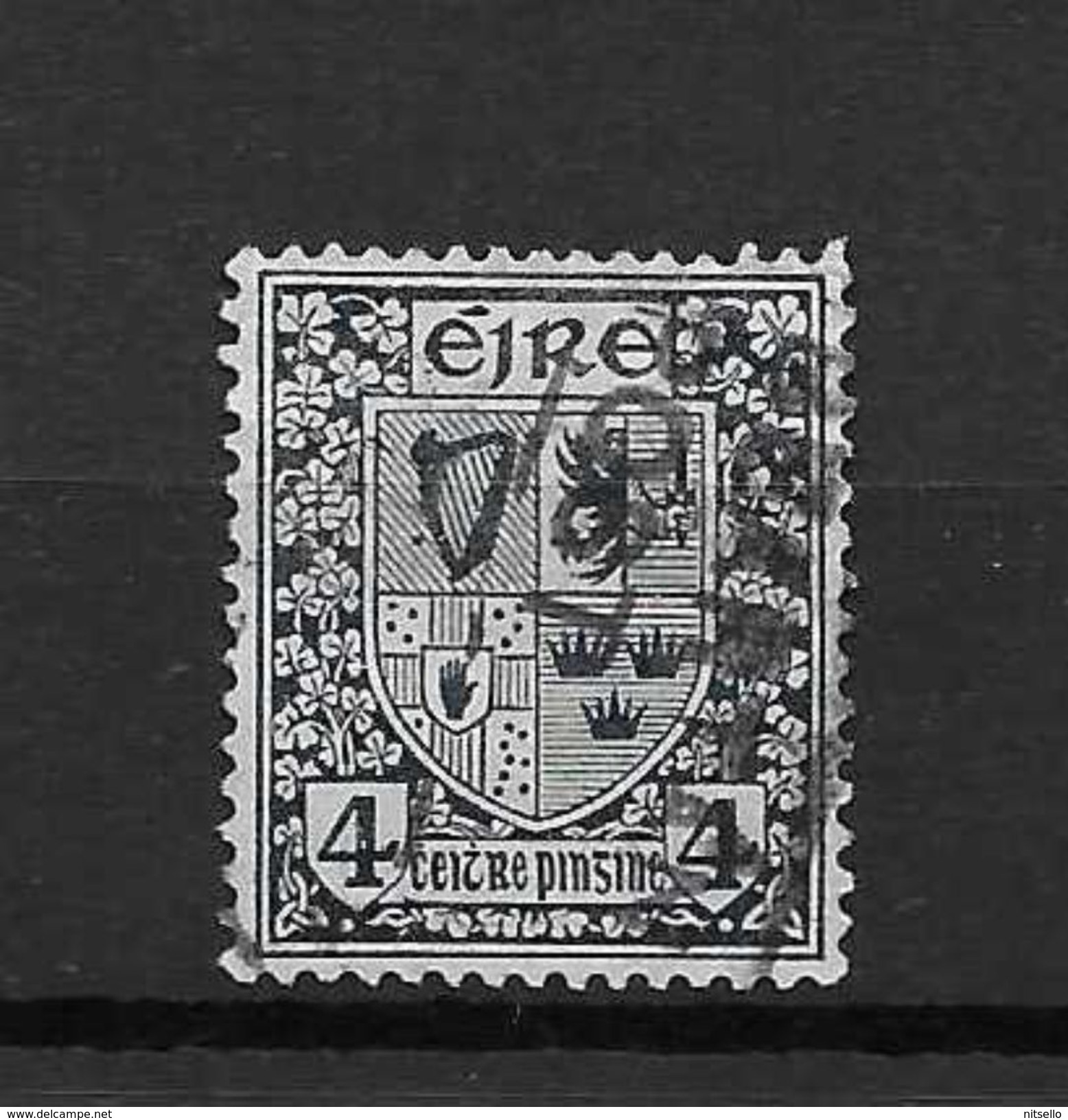 LOTE  1472   ////  (C005)  IRLANDA  EIRE 1922-1924    YVERT Nº: 46 - Usati