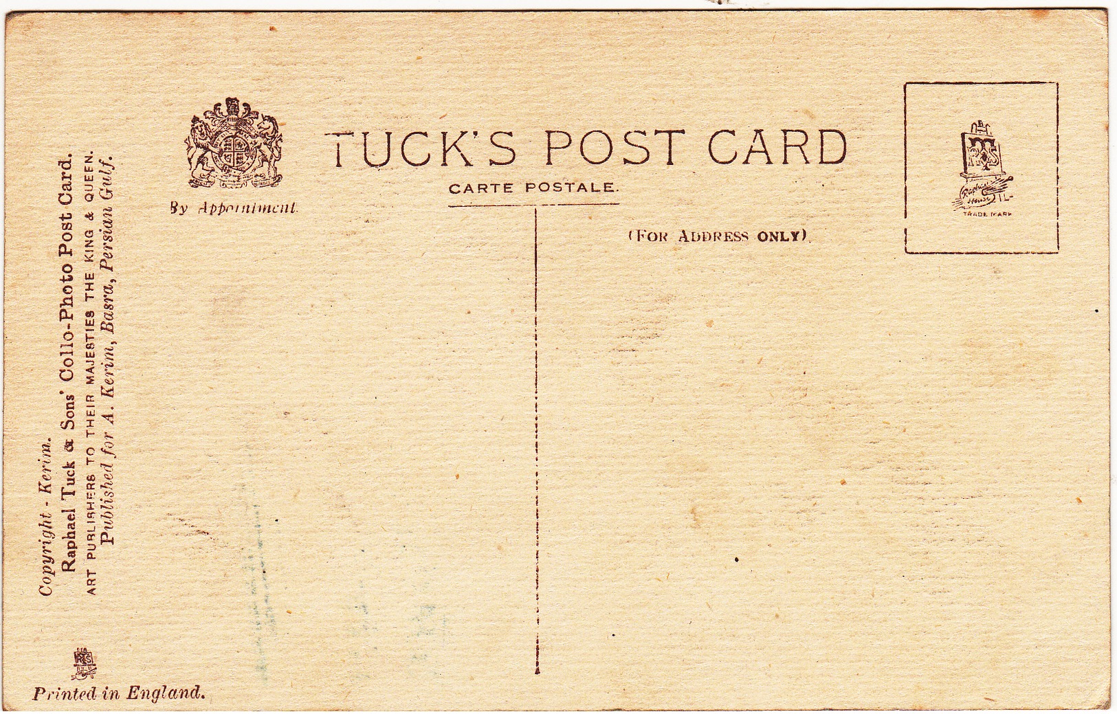 Old Tuck`s Postcard Of River Scene,Euphrates, Şanliurfa, Turkey,V40. - Turkey