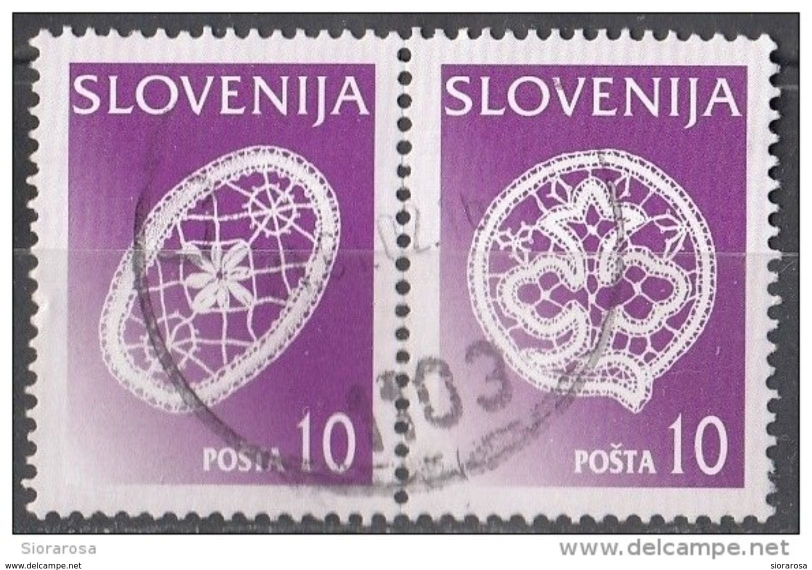 Slovenia 1997 Sc. 297 - Idrijan Lace - Pizzo - Merletti - Slovenija - Slovenia