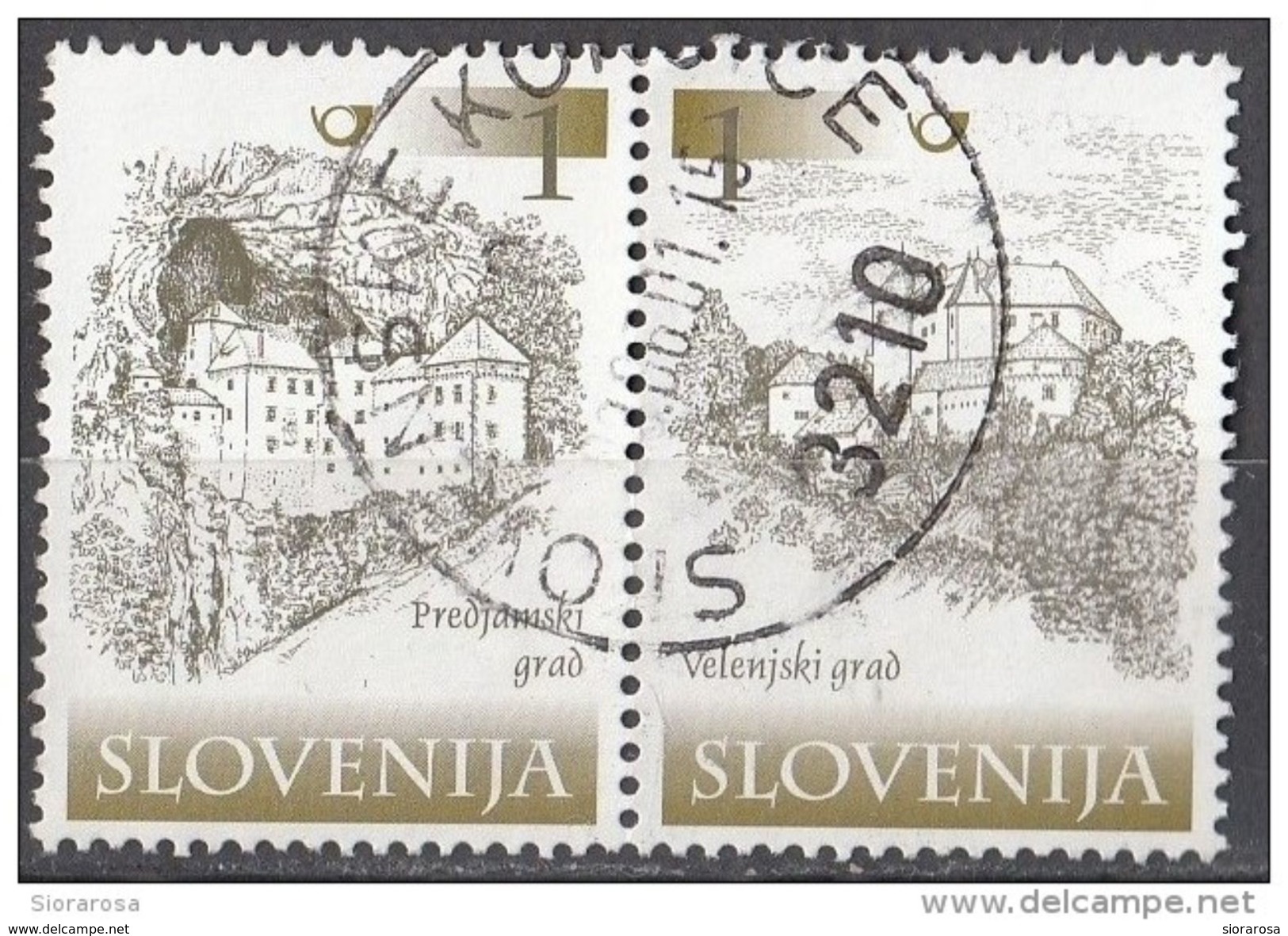 Slovenia 2000 Sc. 400 - Castles Castelli : Predjama E Velenje Slovenija Castel Lueghi - Slovenia