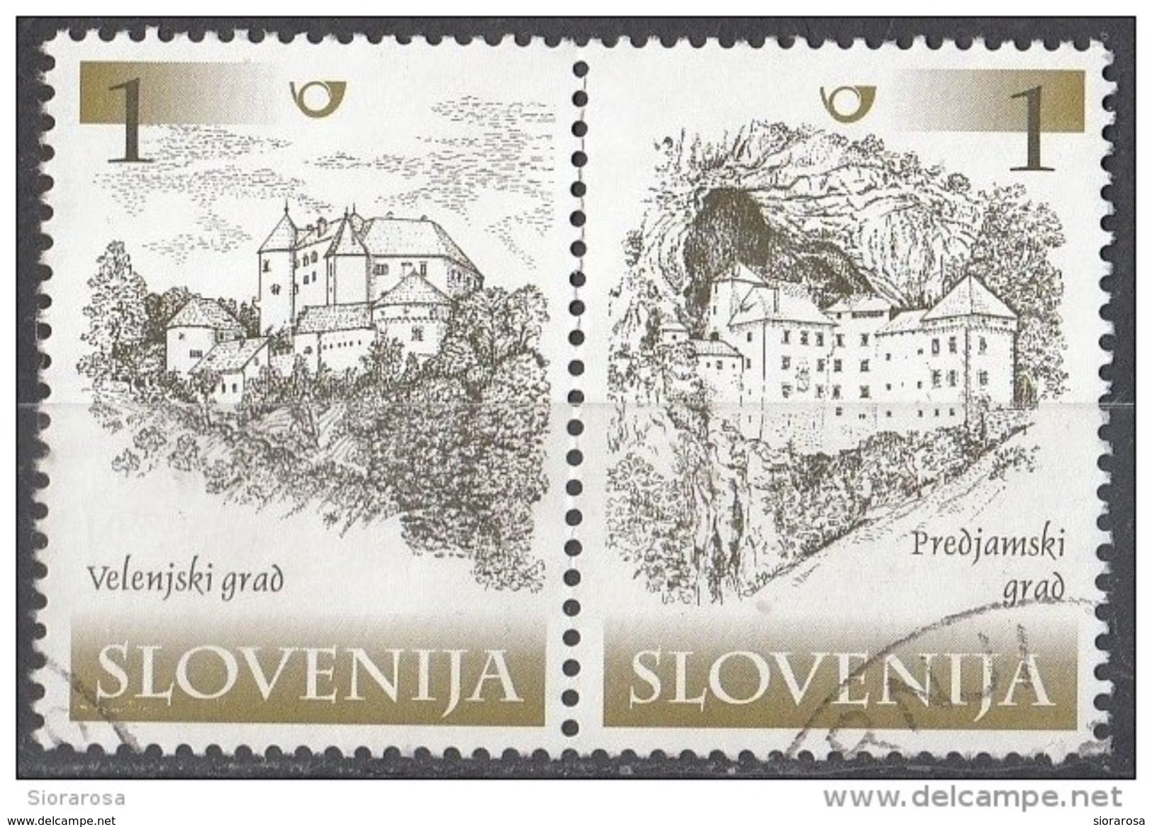 Slovenia 2000 Sc. 400 - Castles Castelli : Predjama E Velenje Slovenija Castel Lueghi - Slovenia