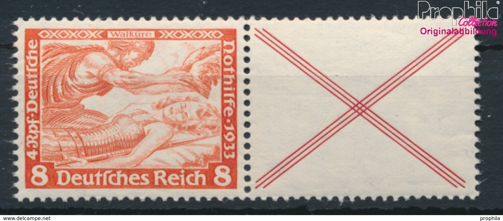 Deutsches Reich W53 Postfrisch 1933 Nothilfe-Wagner (9019218 - Zusammendrucke