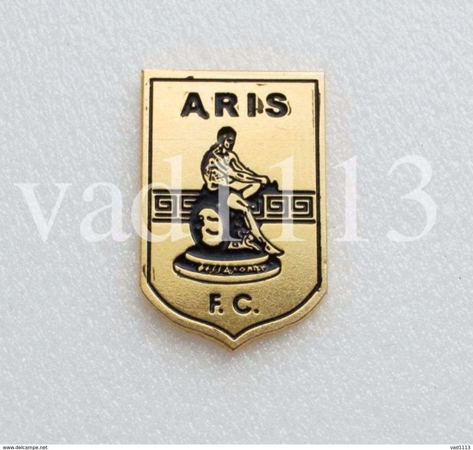 Badge Pin: European Football Clubs Greece  Aris Akropotamos FC - Football