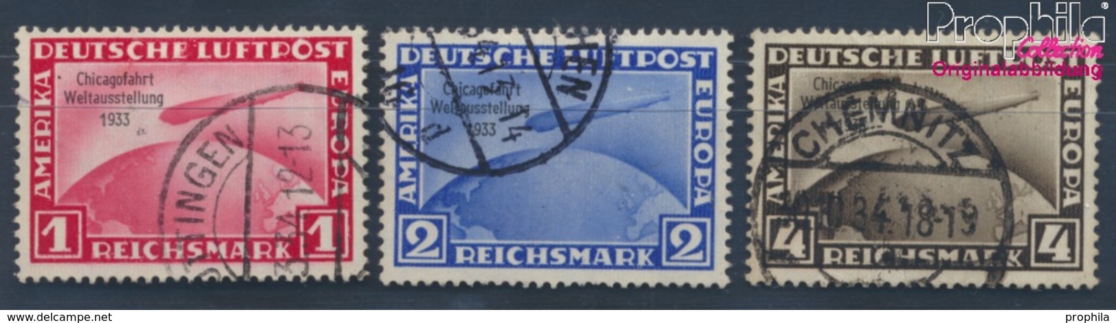 Deutsches Reich 496-498 (kompl.Ausg.) Gestempelt 1933 Chicagofahrt (8210828 - Used Stamps