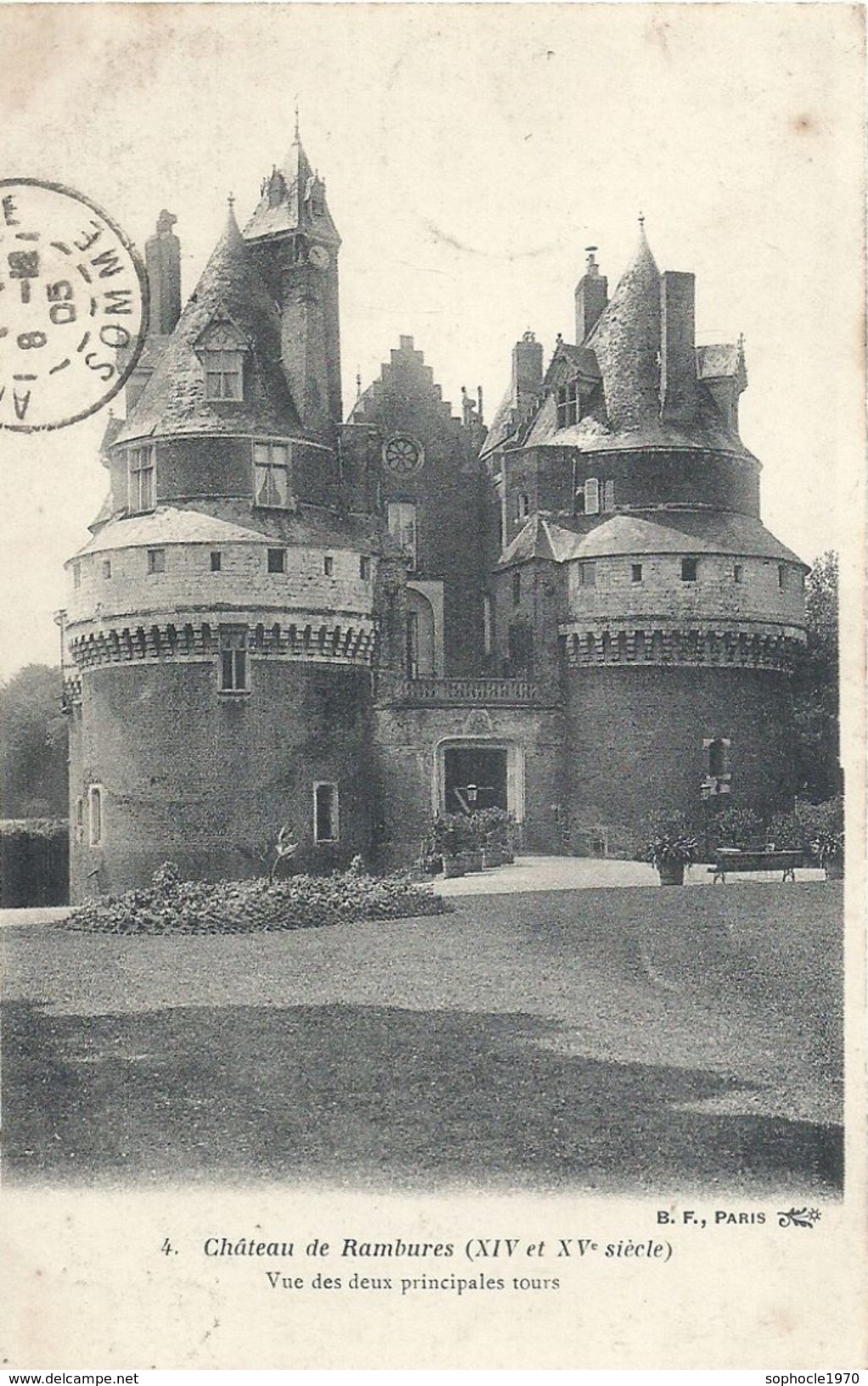 SOMME - 80 - RAMBURES - Le Château Vue Des Trois Tours - Autres & Non Classés