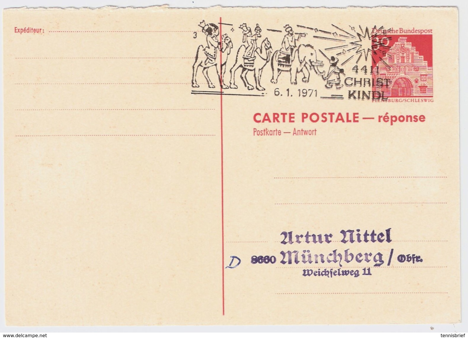 1970, Christkindl , Drei-König-Stp. A. GSK, ANK € 110.-    , # 9015 - Briefe U. Dokumente