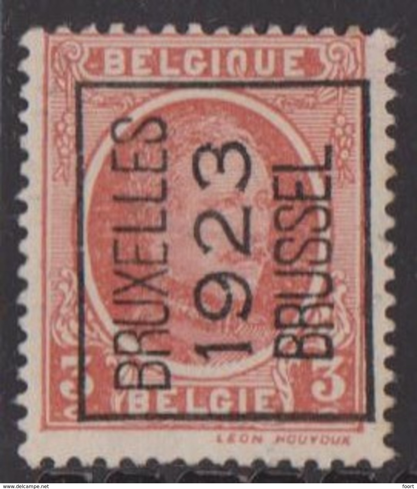 Brussel 1923 Typo Nr. 78A - Typos 1922-31 (Houyoux)