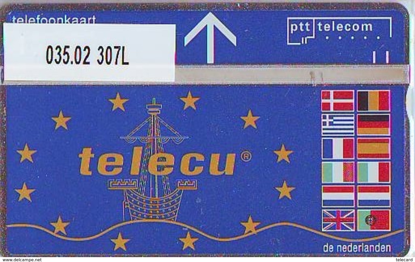 Telefoonkaart * TELECU * LANDIS&GYR * NEDERLAND *  R-035.02 * 307L * Niederlande Prive Private  ONGEBRUIKT * MINT - Privé