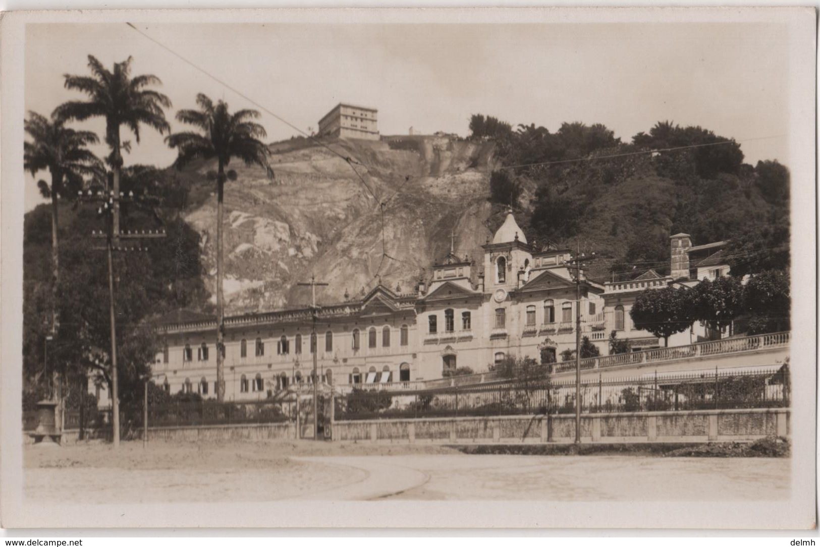 BRASIL Carte Photo  SANTOS Santa Casa E Monte Serrat - São Paulo