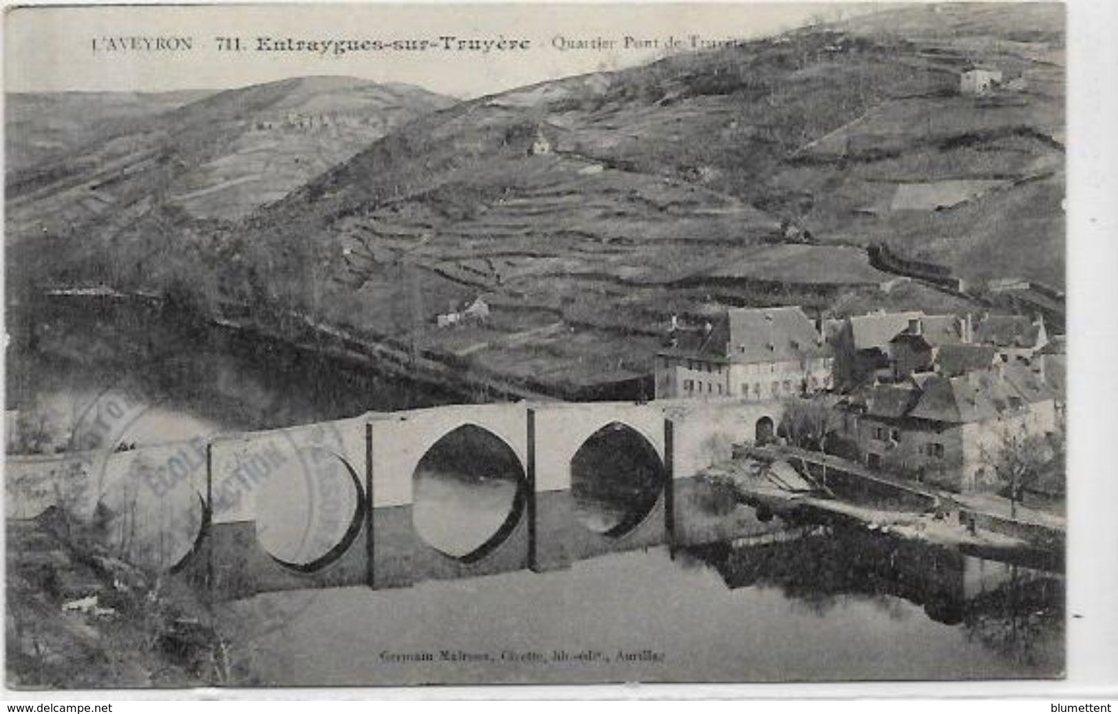 CPA Entraygues Sur Truyère Aveyron Circulé - Andere & Zonder Classificatie