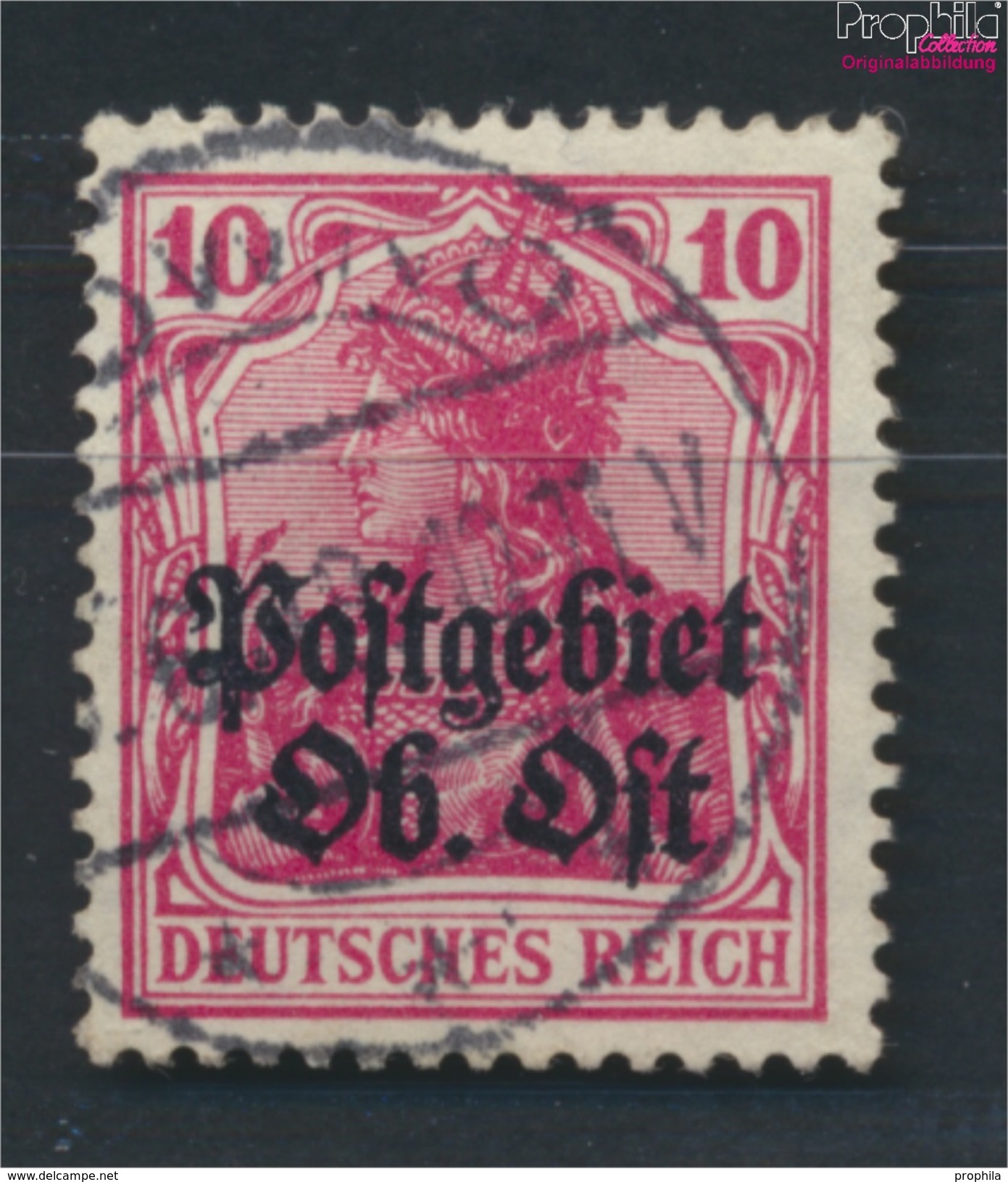 Postgebiet Oberbef. Ost 5b Geprüft Gestempelt 1916 Germania (9099692 - Occupation 1914-18