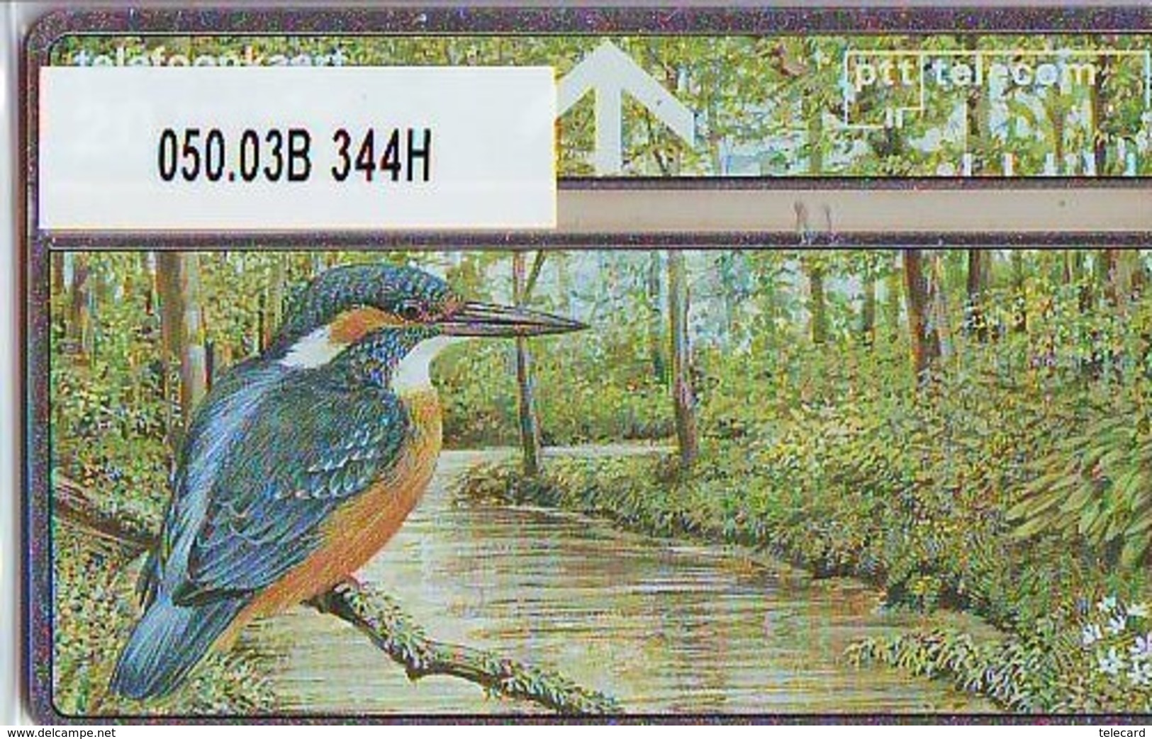 Telefoonkaart OISEAU Martin-pêcheur * LANDIS&GYR * NEDERLAND * R-050.03B * 344H * NL  Prive Private * ONGEBRUIKT * MINT - Privées