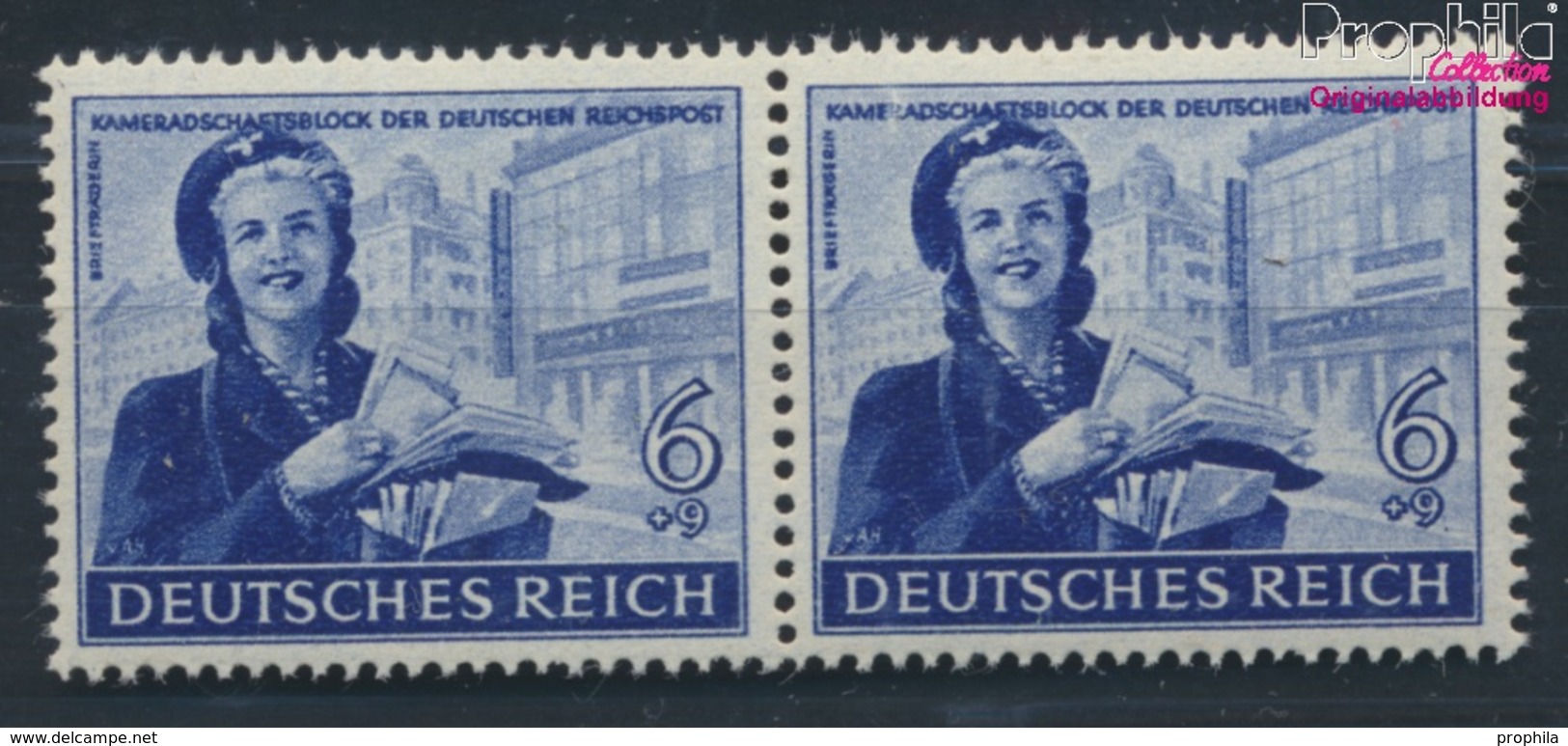 Deutsches Reich 888II, R Beschädigt In KAMERADSCHAFTSBLOCK (Feld 23) Postfrisch 1944 Kameradschaft (6926062 - Ungebraucht