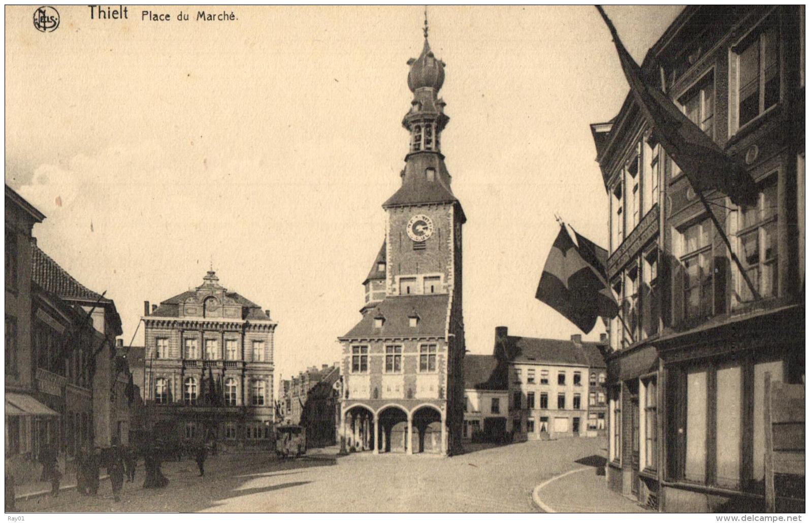 BELGIQUE - FLANDRE OCCIDENTALE - THIELT - Place Du Marché. - Tielt