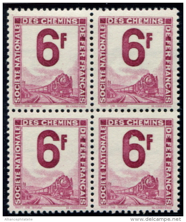 Lot N°3666 France Petit Colis Postaux N°5 Bloc De 4 Neuf ** LUXE - Neufs