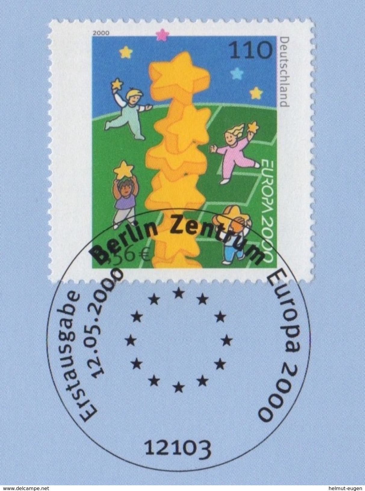 MiNr. 2113 Deutschland Bundesrepublik Deutschland       2000, 12. Mai. Europa. - 1991-2000