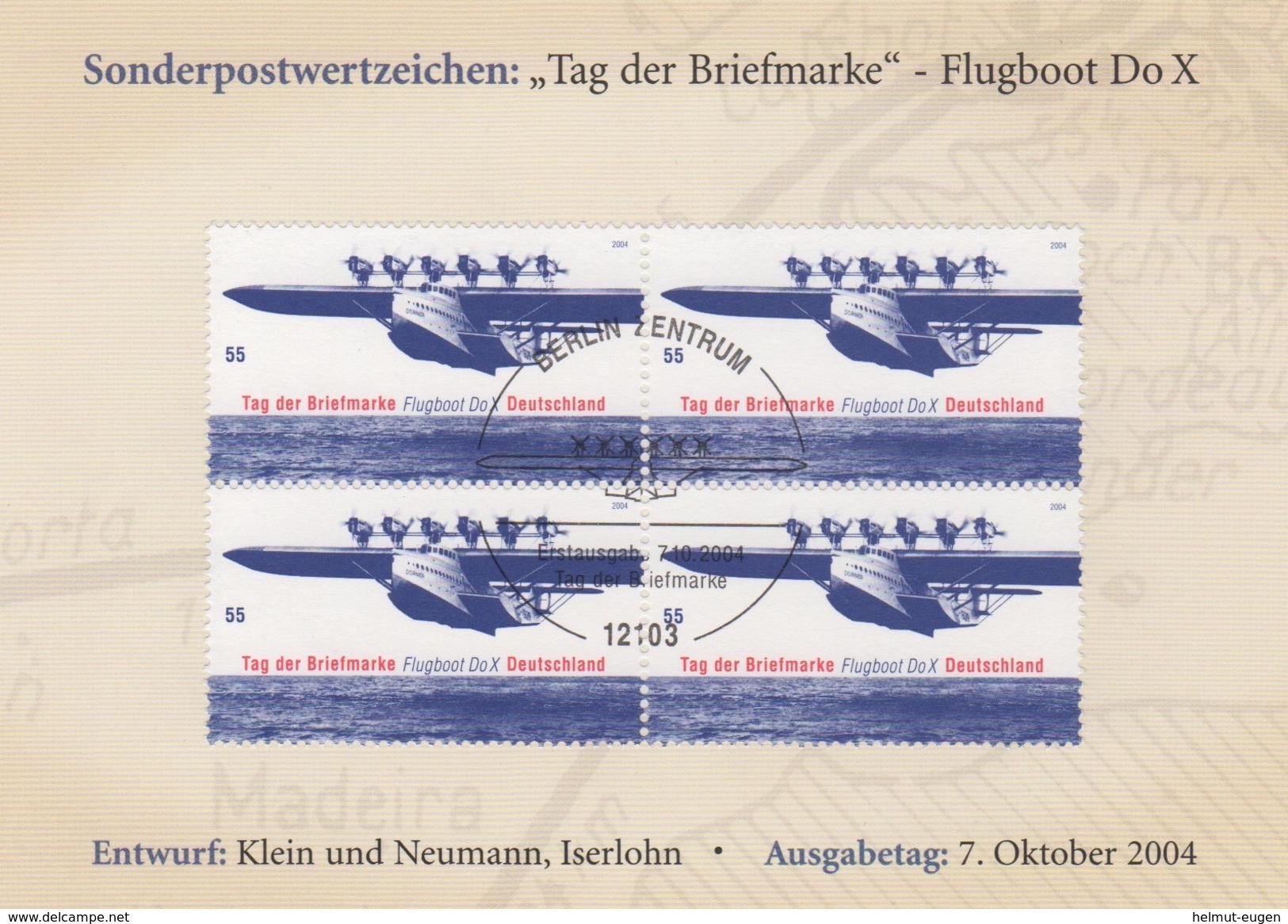 MiNr. 2428 Deutschland Bundesrepublik Deutschland       2004, 7. Okt. Tag Der Briefmarke. - 2001-2010