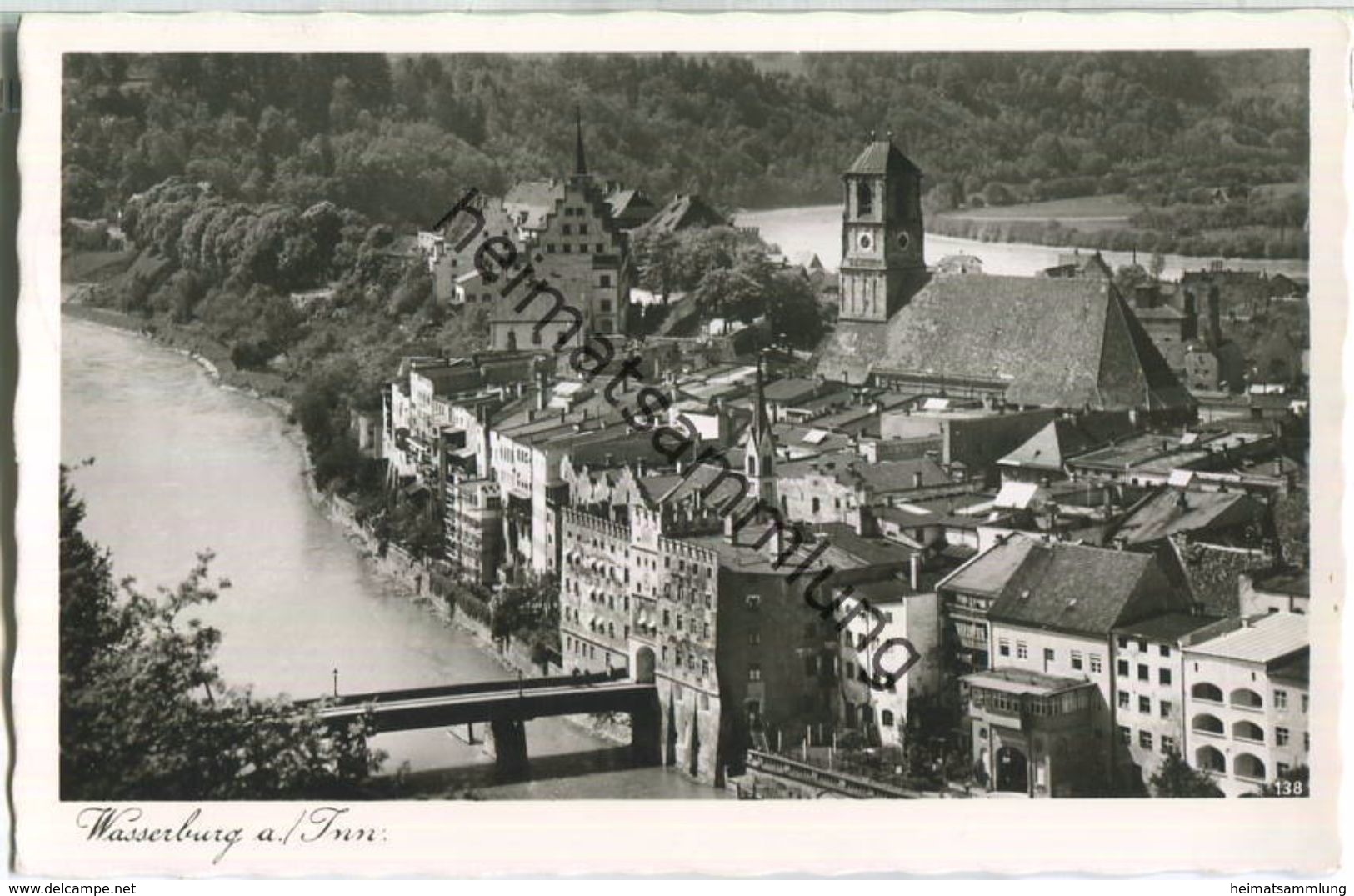 Wasserburg Am Inn - Foto-Ansichtskarte - Verlag Feldbauer München - Wasserburg (Inn)