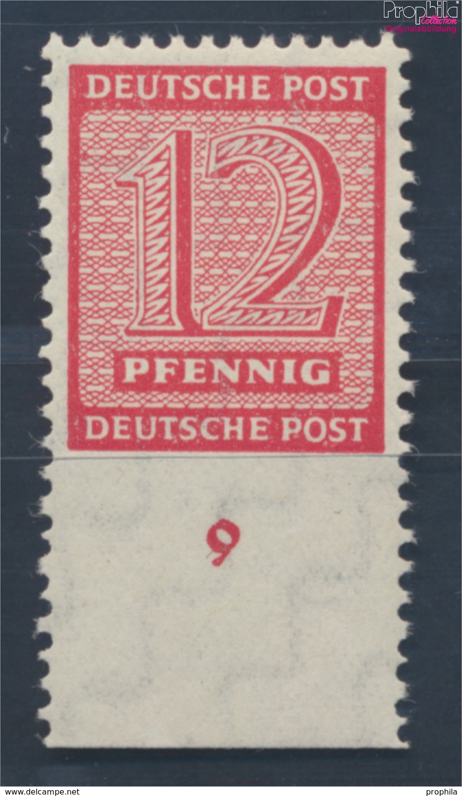 Sowjetische Zone (All.Bes.) 119B X Geprüft, Roßwein Gezähnt L 11 1/4 Postfrisch 1945 Ziffer (7596509 - Autres & Non Classés