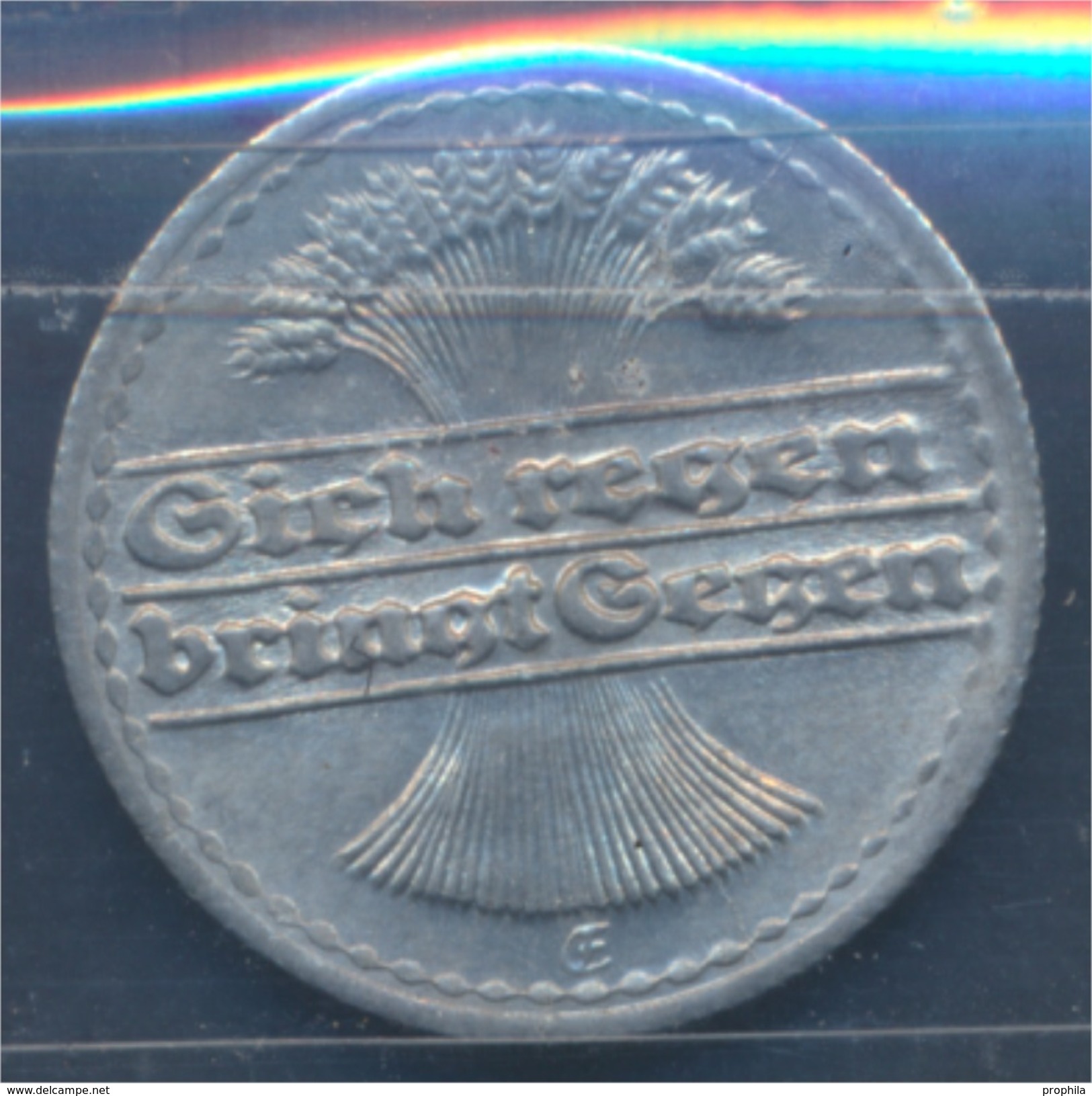 Deutsches Reich Jägernr: 301 1919 E Stgl./unzirkuliert Aluminium 1919 50 Pfennig Ährengarbe (7879641 - 50 Rentenpfennig & 50 Reichspfennig